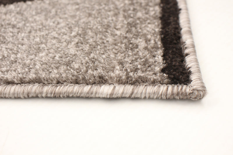 Carpette Anandi gris-brune - 5 pi 3 pox 7 pi 3 po