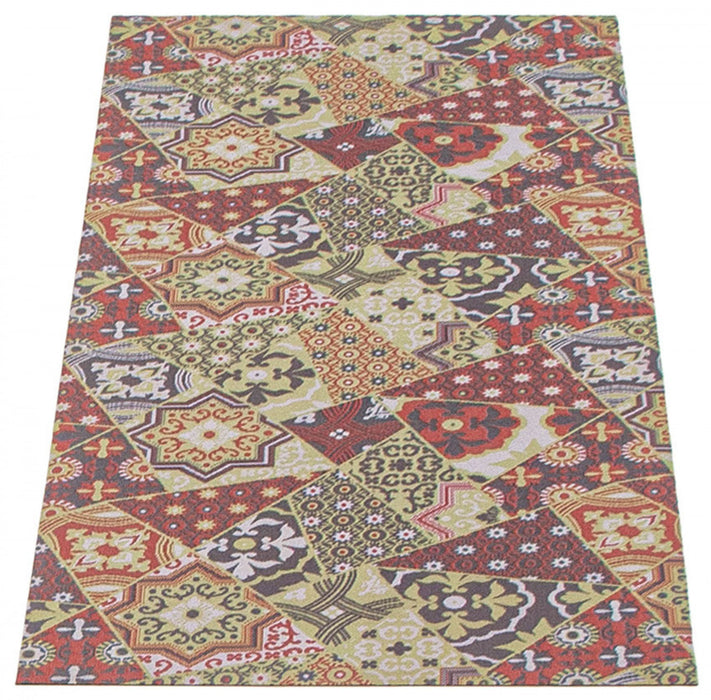 Carpette Bellezza rougevert 2 pi 2 po x 5 pi 0 po