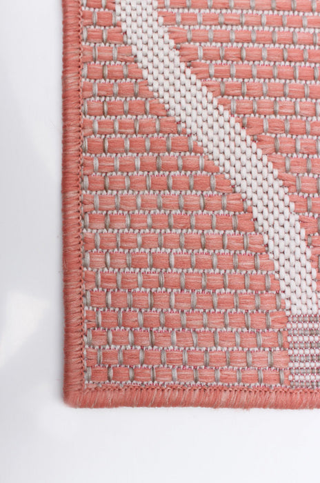 Carpette Neisha Abstract corail 5 pi 3 po x 7 pi 3 po