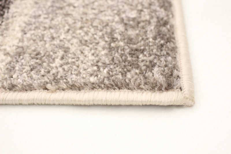 Carpette Aya ivoire-Taupe - 3 pi 11 pox 5 pi 3 po
