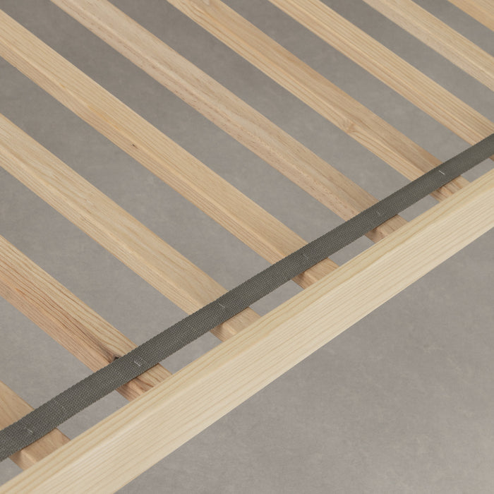 Lit double Sweedi - bois naturel 