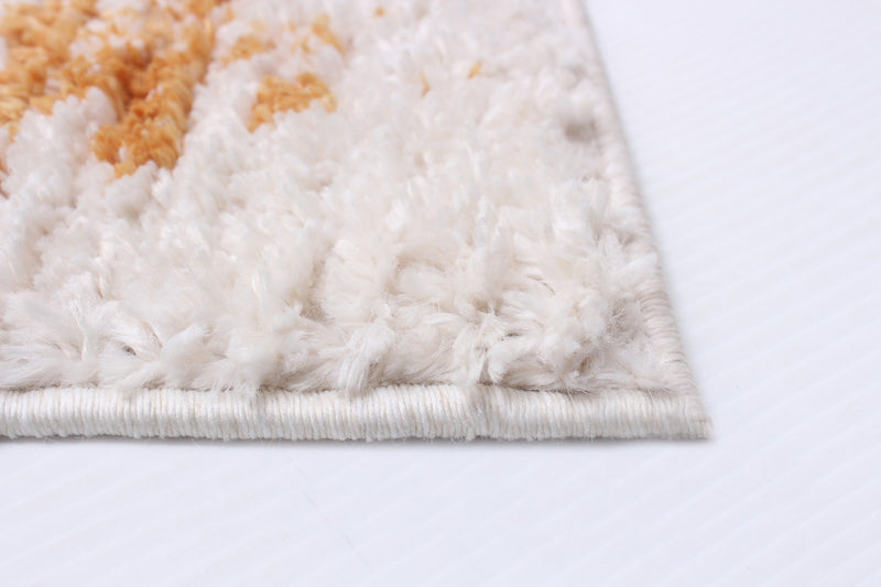 Carpette Paloma Kashkuli blanche - 6 pi 7 po x 9 pi 6 po