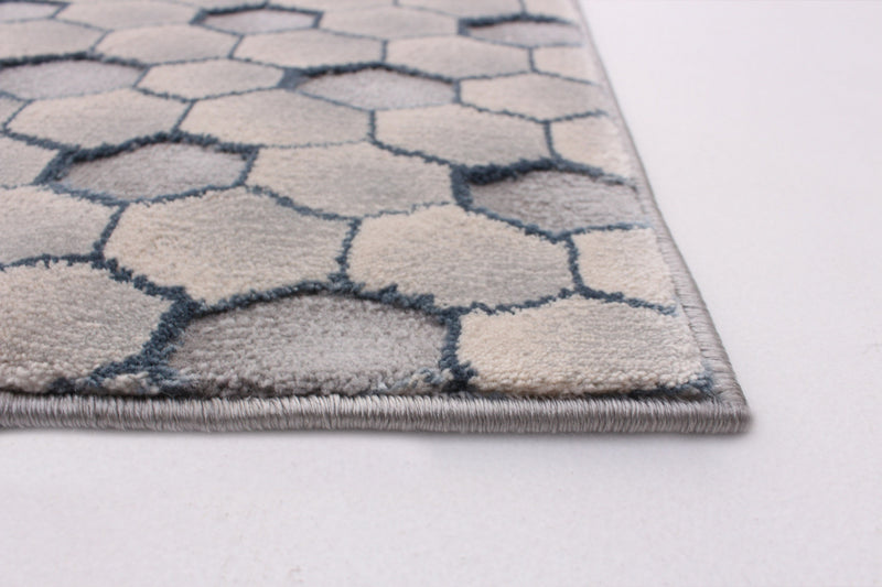 Carpette Ranger grise/bleue 8 pi 0 po x 10 pi 0 po