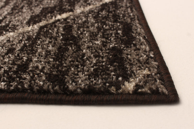 Tapis Grande Marron / Ivoire 3pi 11 po X 5pi 7po