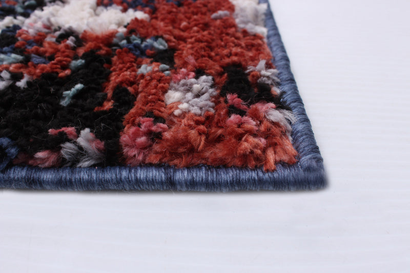 Carpette Paloma Vintage bleue - 6 pi 7 po x 9 pi 6 po