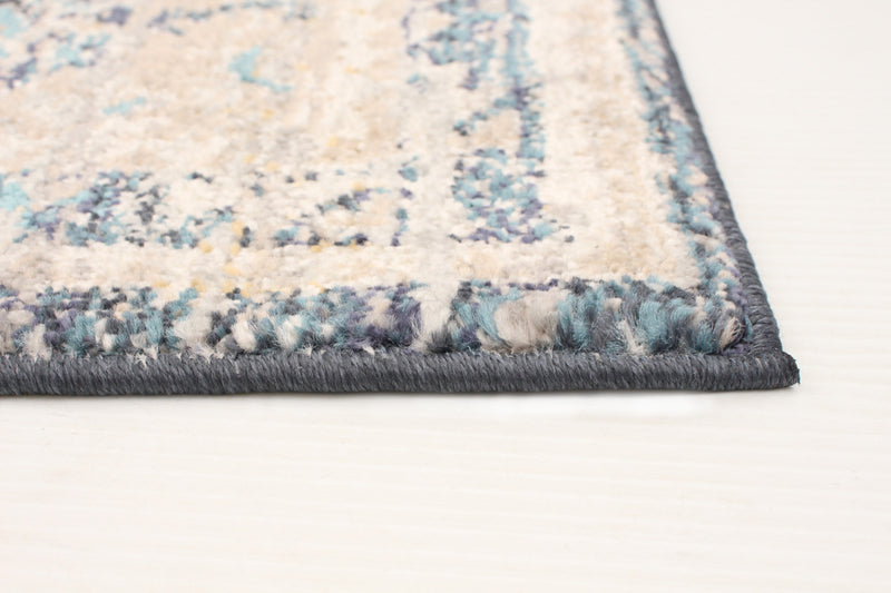 Carpette Bolivar Bijar gris - 5 pi 3 pox 7 pi 6 po