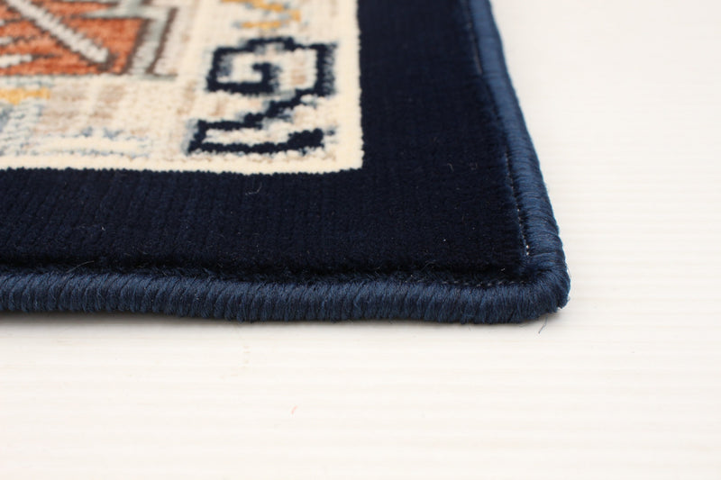 Carpette Quincy bleu marine - 7 pi 10 po x 10 pi 2 po 