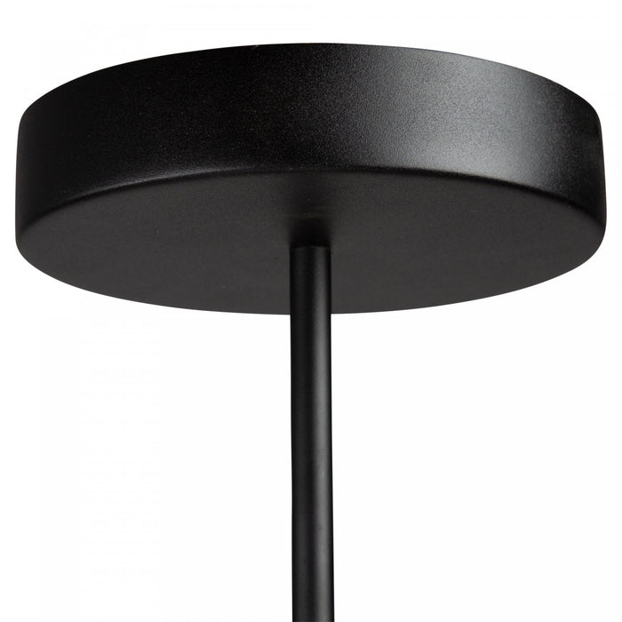 Luminaire suspendu Equinox noir à DEL de 40 W