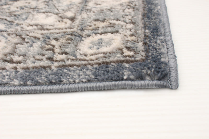 Carpette Octavian Tabriz gris - 2 pi 7 pox 8 pi 2 po