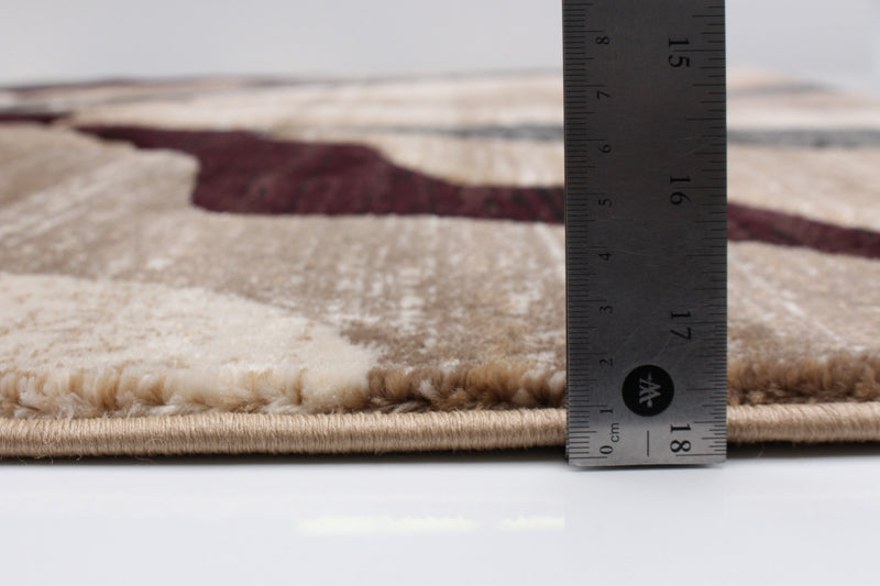 Carpette Mayoree brun, beige et noir - 6 pi 7 po x 9 pi 6 po