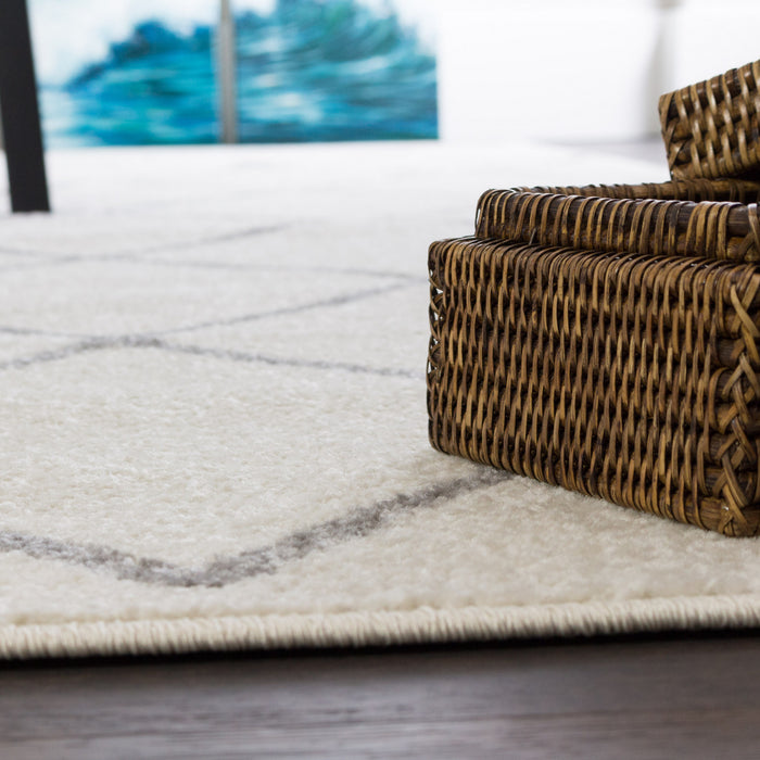 Carpette Lav Basics blanche 3 x 5