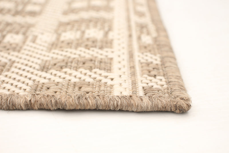 Carpette Sadie Burburry Taupe-Champagne - 5 pi 3 pox 7 pi 7 po