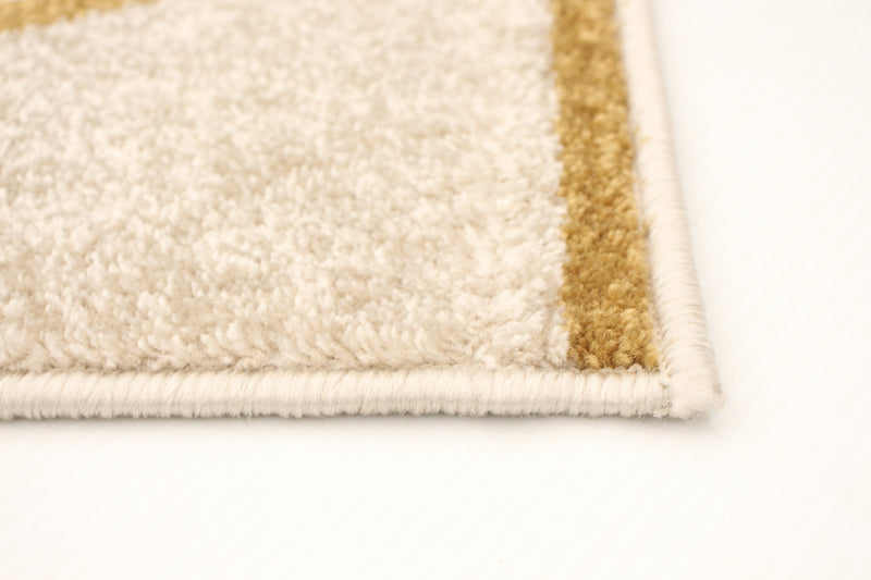 Carpette Anandi ivoire-or - 3 pi 11 pox 5 pi 7 po
