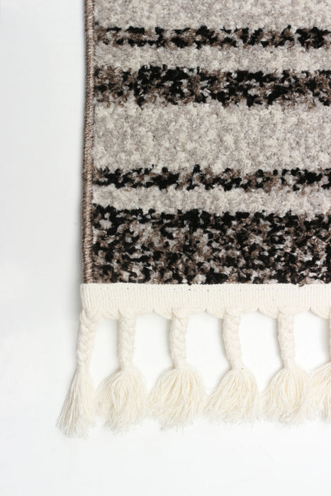  Carpette Vera Earth taupenoire - 2 pi 7 po x 8 pi 4 po