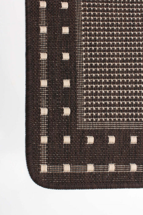 Carpette Clementine chocolat - 2 pi 2 po x 3 pi 11 po