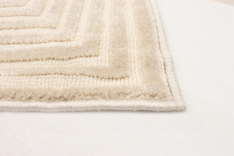 Carpette Kiah ivoire 2 pi 8 po x 4 pi 11 po