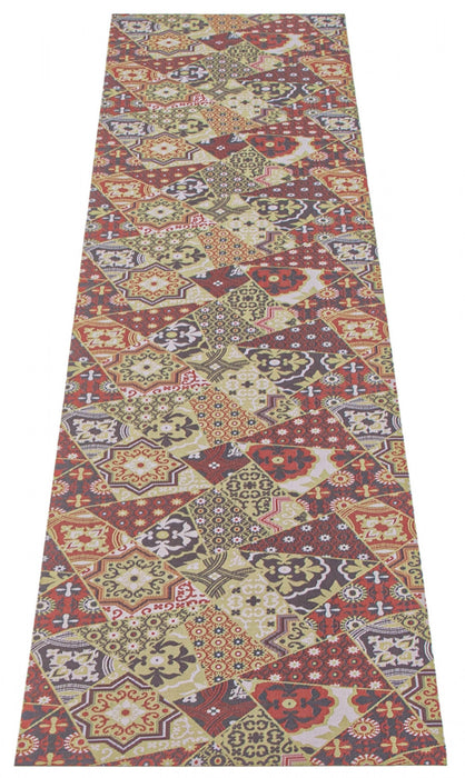 Carpette Bellezza rougevert 2 pi 2 po x 10 pi 0 po