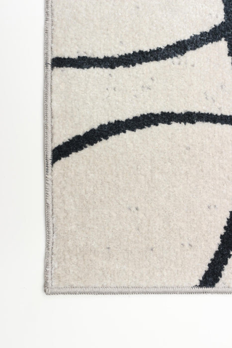 Carpette Terali ivoire lavable à la machine - 6 pi 0 po x 9 pi 0 po