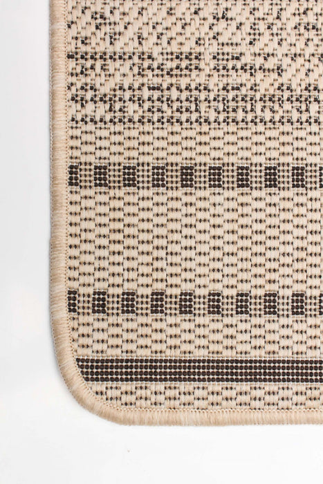 Carpette Wileen brun clair - 4 pi 4 po x 6 pi 5 po