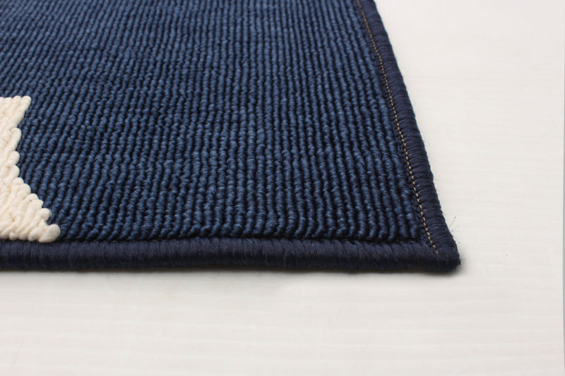 Carpette Sophie ivoirebleu marine - 3 pi 11 po x 5 pi 7 po