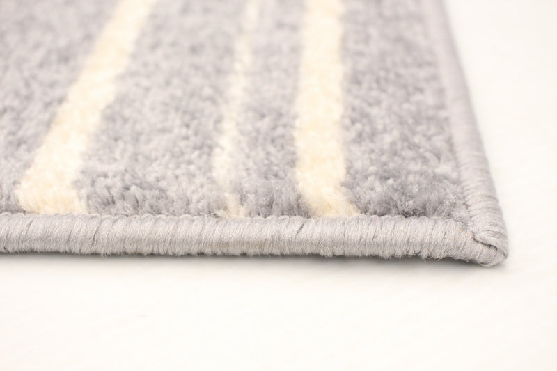 Carpette Faith argent-crème - 3 pi 11 pox 5 pi 7 po