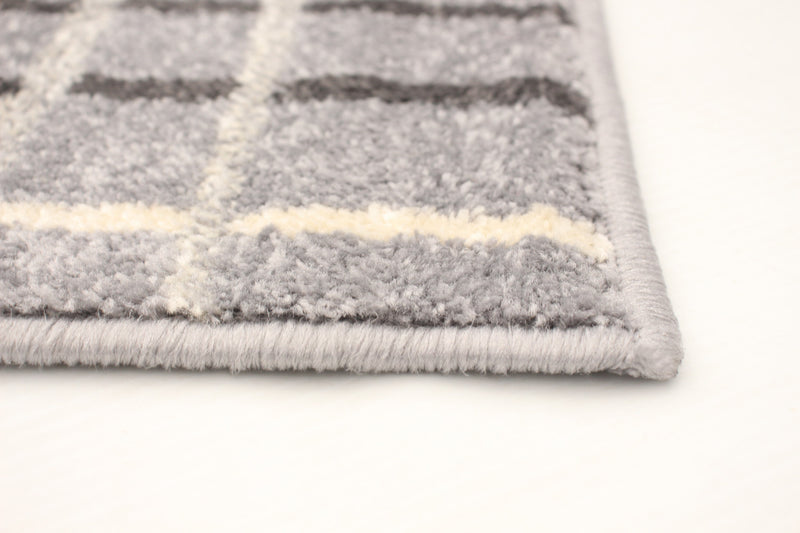 Carpette Taite argent - 3 pi 11 pox 5 pi 7 po