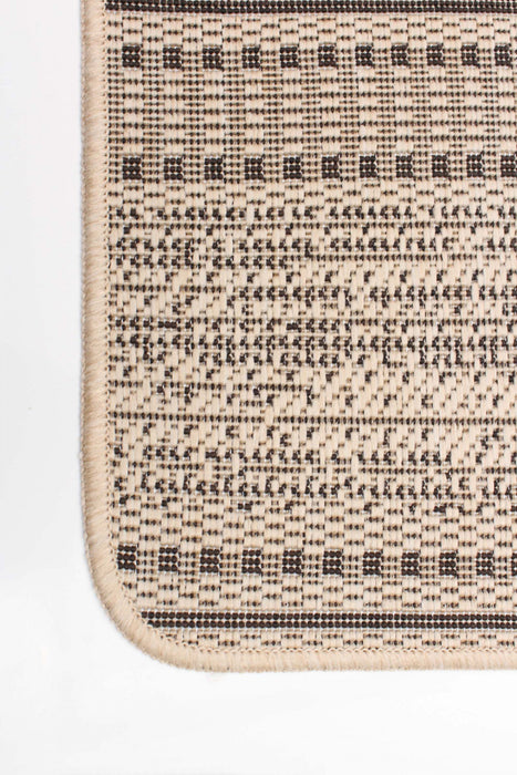 Carpette Wileen brun clair - 2 pi 2 po x 3 pi 11 po