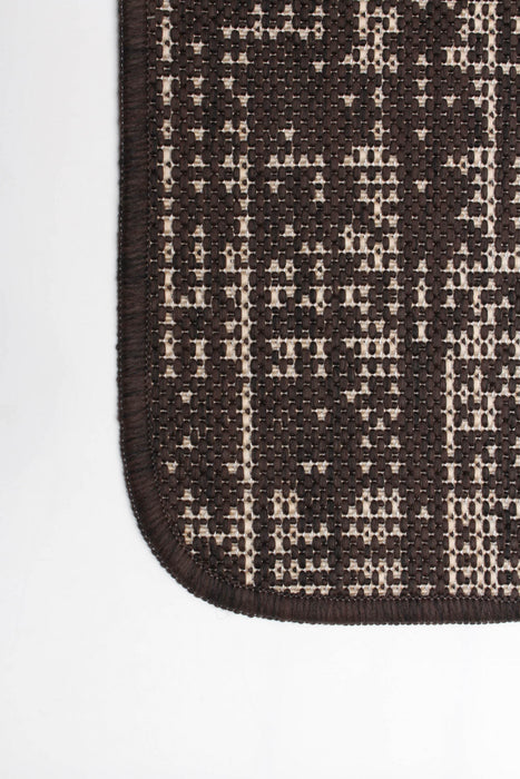 Carpette Joni chocolat - 4 pi 4 po x 6 pi 5 po