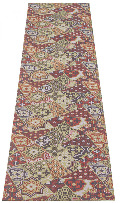 Carpette Bellezza rougevert 2 pi 2 po x 12 pi 0 po