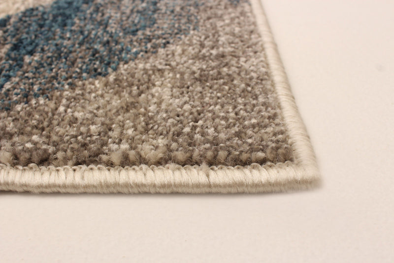 Carpette Korra ivoirebleu 6 pi 7 po x 9 pi 6 po