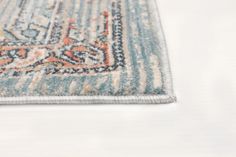 Carpette Baina Heriz bleu - 5 pi 3 pox 6 pi 7 po