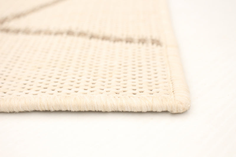 Carpette Sadie Abstract champagne taupe - 5 pi 3 pox 7 pi 7 po