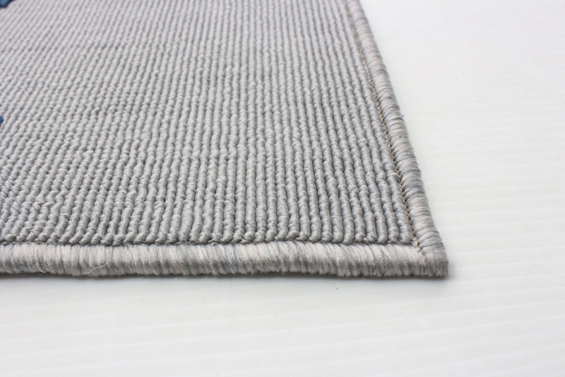  Carpette Sophie grisebleu marine - 4 pi 7 po x 6 pi 7 po
