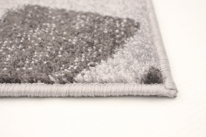Carpette Palta argent-anthracite - 3 pi 11 pox 5 pi 7 po