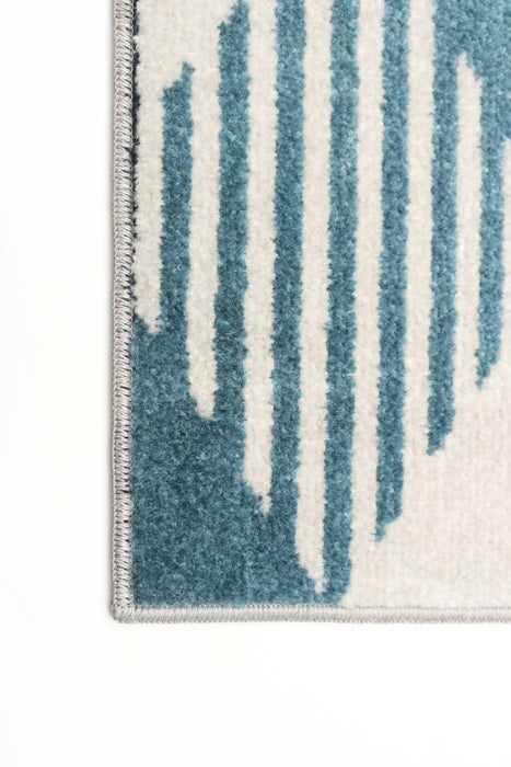 Carpette Kors grise lavable à la machine - 3 pi 0 po x 5 pi 0 po