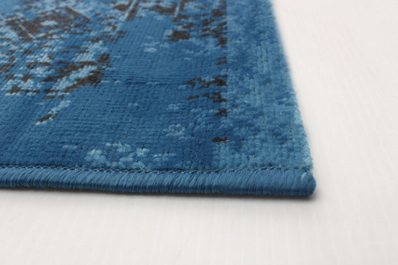 Carpette Jedda bleue 3 pi 11 po x 5 pi 7 po