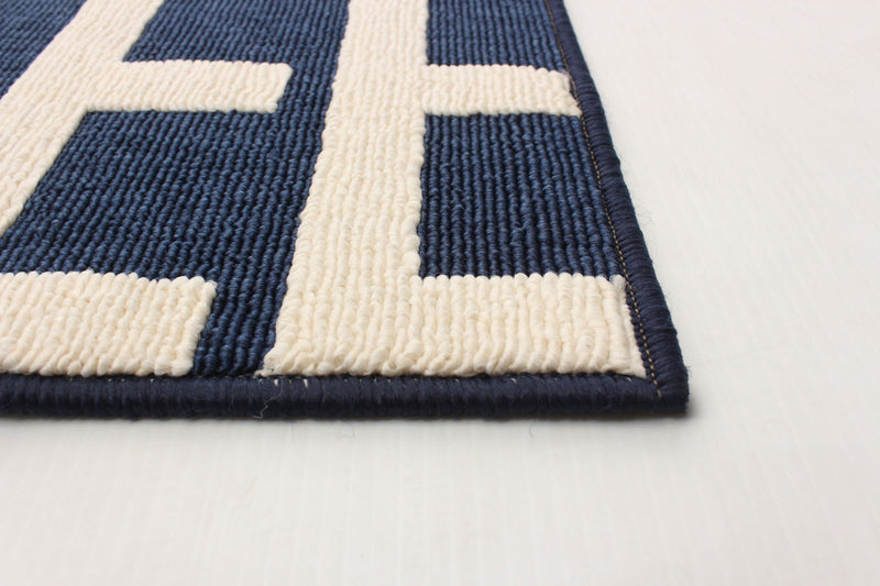 Carpette Brangane bleue 3 pi 11 po x 5 pi 7 po