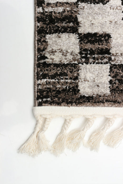  Carpette Vera Quattro ivoiregrise - 5 pi 2 po x 7 pi 5 po