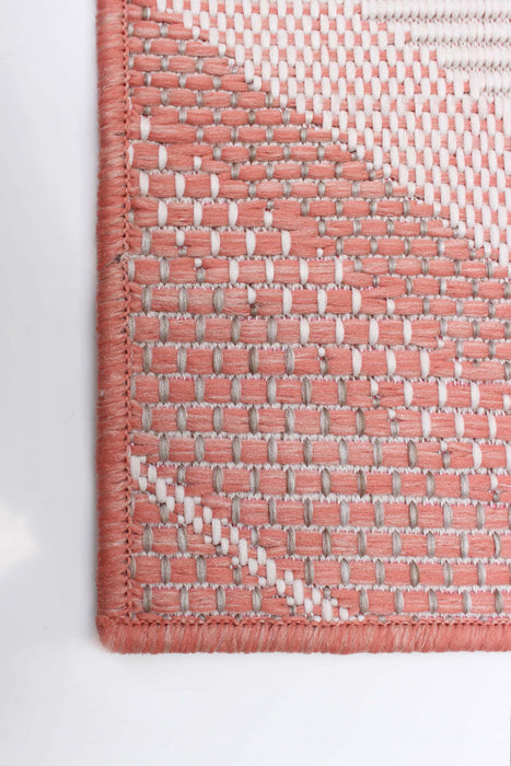 Carpette Neisha Modern corail 5 pi 3 po x 7 pi 3 po
