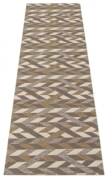 Carpette Bellezza brun foncé 2 pi 2 po x 10 pi 0 po