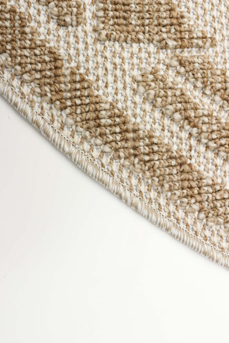 Carpette Simcha taupe - 8 pi 0 po x 8 pi 0 po