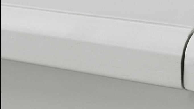 Cotton Candy Lit de bébé avec barrière de transition - Gris clair