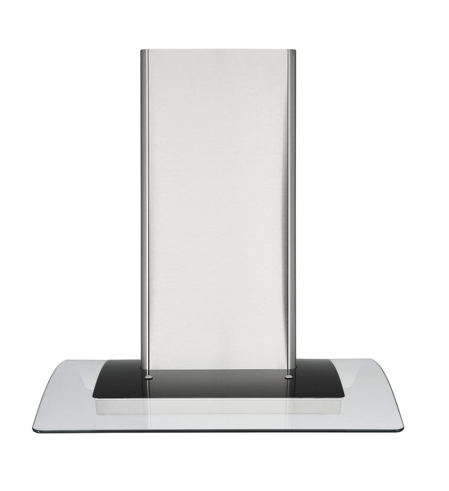 Hotte de cuisinière pour îlot Ancona IGCB636 de 36 po en verre et en acier inoxydable - AN-1406