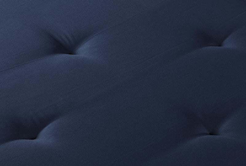 Matelas de futon Jayce de DHP à rembourrage en polyester 6 po pour lit double - bleu