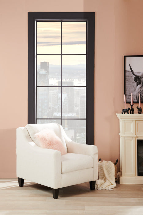 Coussin décoratif Mogolian en peau de mouton de Mongolie - rosé