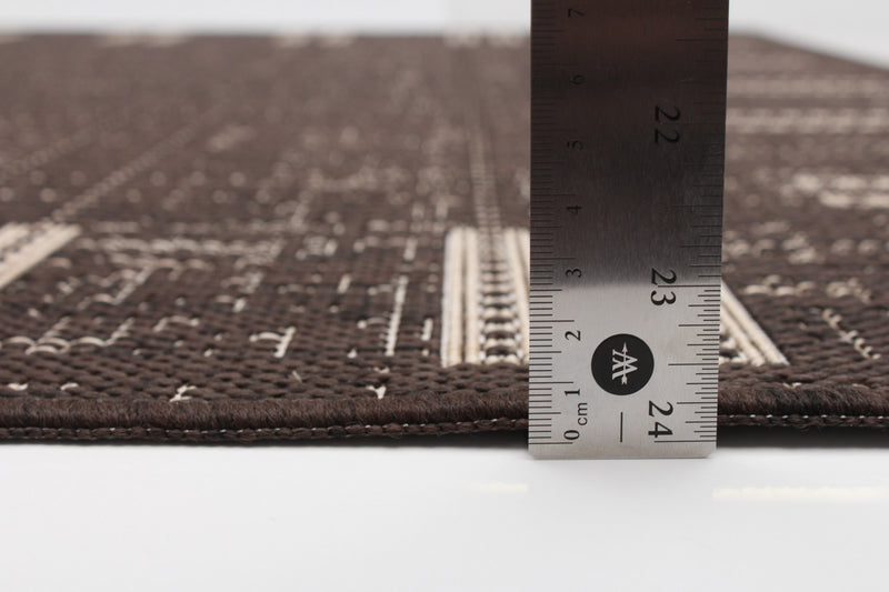 Carpette Joni chocolat - 3 pi 3 po x 4 pi 7 po