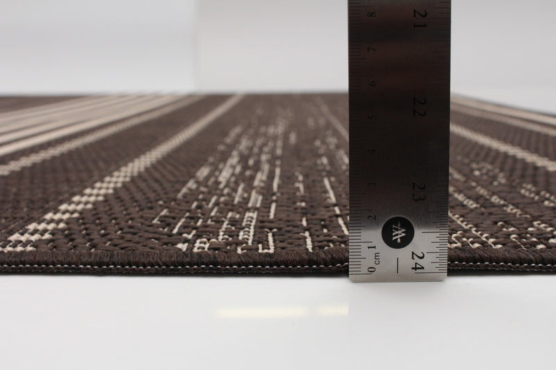 Carpette Wileen chocolat - 4 pi 4 po x 6 pi 5 po