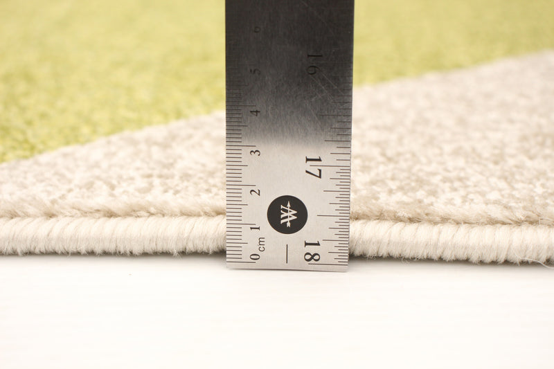 Carpette Carson crème-verte - 7 pi 10 pox 10 pi 2 po