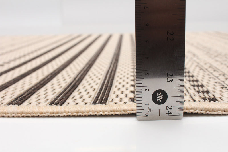 Carpette Wileen brun clair - 2 pi 2 po x 3 pi 11 po