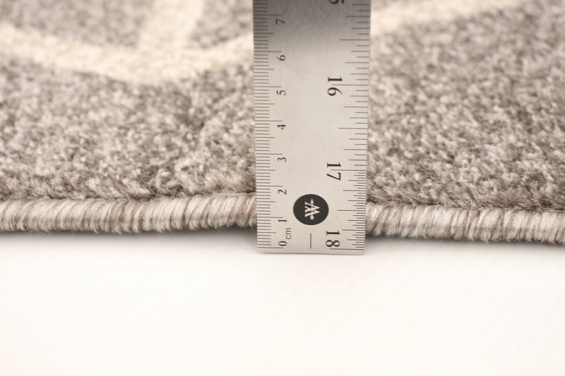 Carpette Anandi gris-ivoire - 5 pi 3 pox 7 pi 3 po